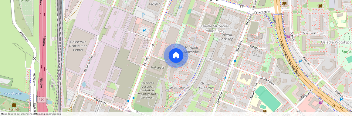 ul. Pęcherska, Służewiec, Mokotów, Warszawa, mazowieckie