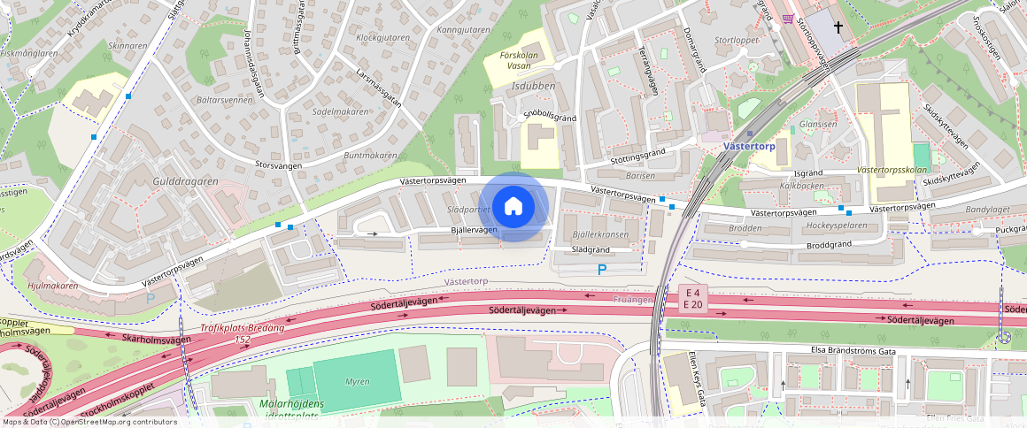 Bjällervägen **, Västertorp