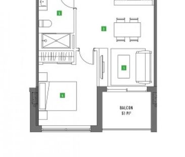Superbe unité neuve d’une chambre, offerte semi-meublée ! - Photo 4