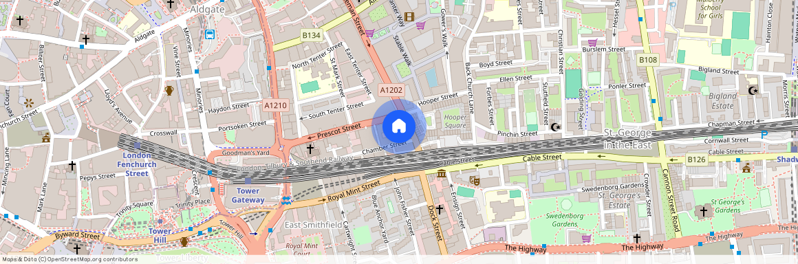 Prescot Street, Aldgate, London, E1