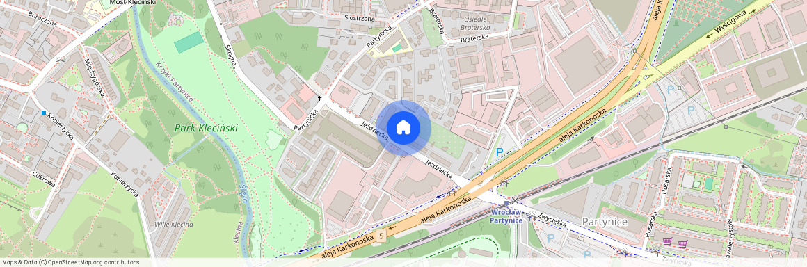 Krzyki, Partynice, Jeździecka, Wrocław