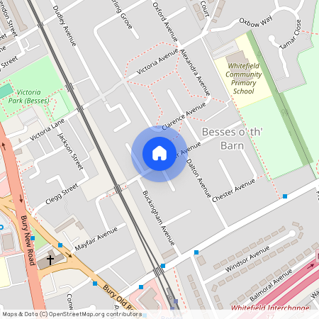 Lancaster Avenue, Whitefield, M45