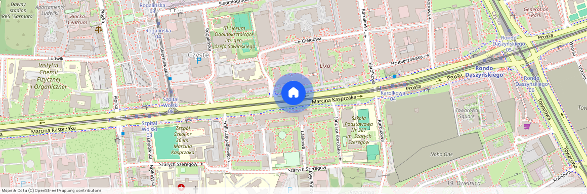 ul. Marcina Kasprzaka, Czyste, Wola, Warszawa, mazowieckie