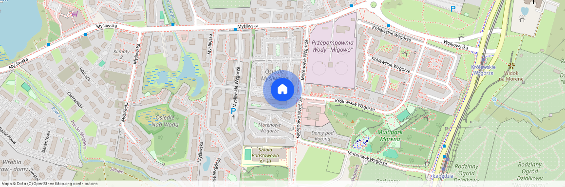 ul. Morenowe Wzgórze, Piecki-Migowo, Gdańsk, pomorskie