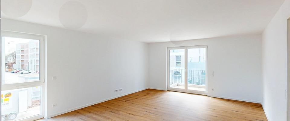 Die Klassische auf der Ecke: Neubauwohnung mit 2 Zimmern und EBK - Foto 1