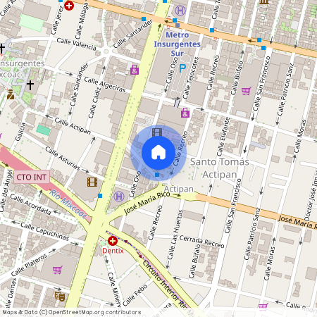 Colonia Actipan, C.P. 03230, Df / Cdmx
