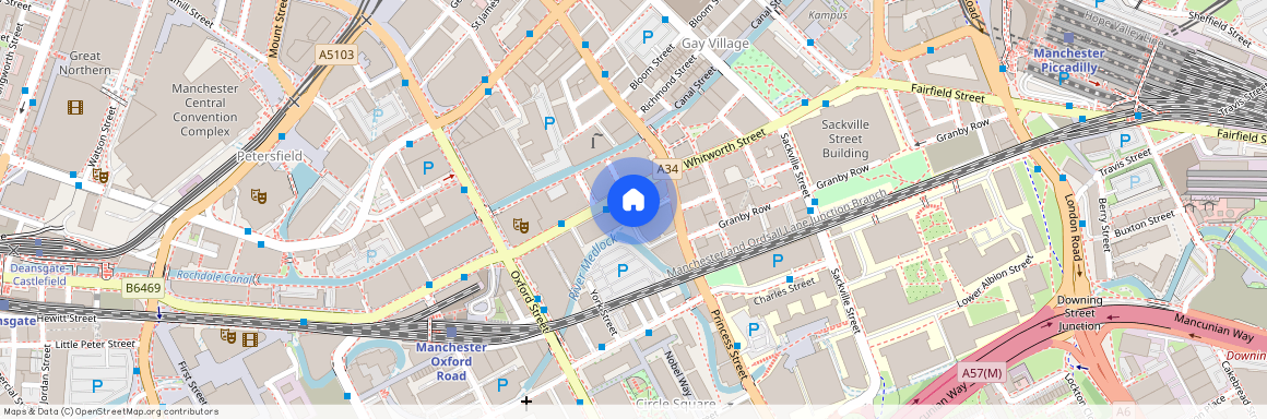 Greater Manchester, M1, Whitworth Street, Manchester