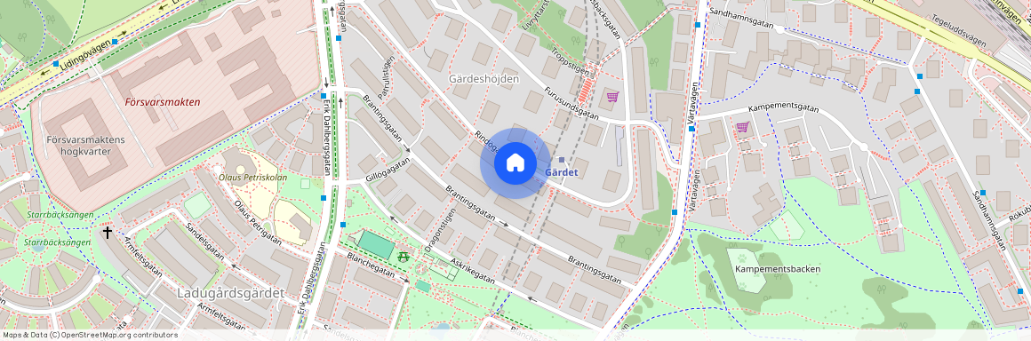 Ladugårdsgärdet, Stockholm, Rindögatan 28