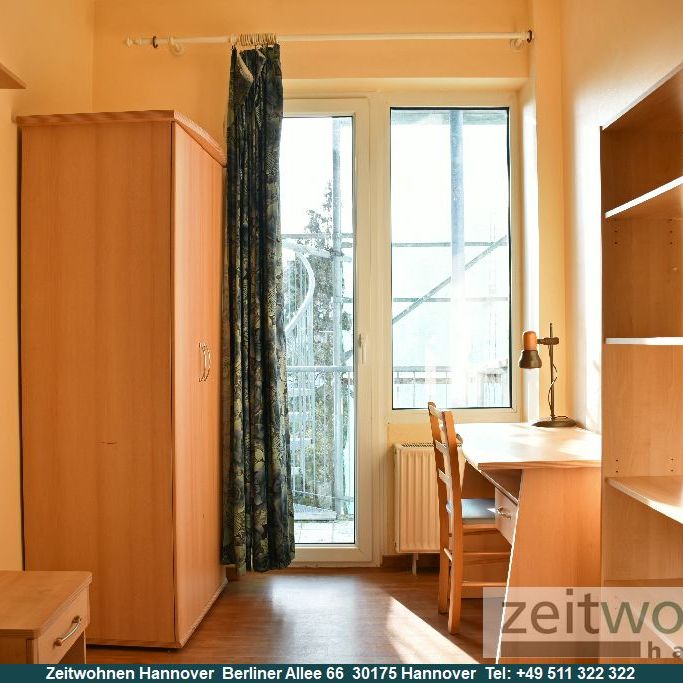 Kleefeld, möbliertes Apartment mit kleinem Balkon, Internet, TV - Photo 1