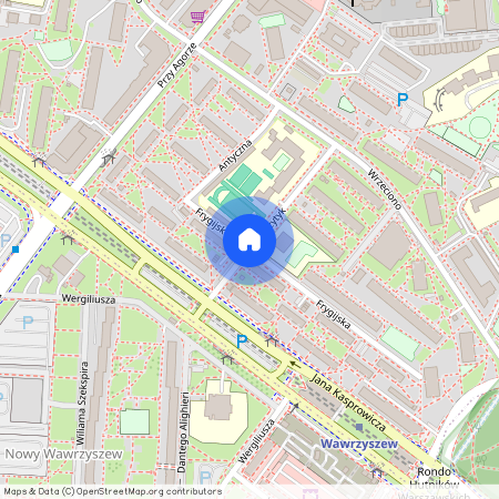 ul. Przytyk, Wrzeciono, Bielany, Warszawa, mazowieckie