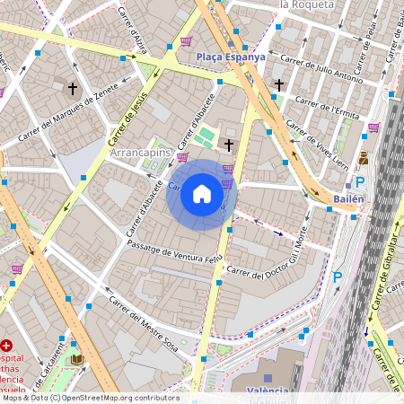 Calle Marvá, 4, piso 5, puerta 5, 46007, VALENCIA, Extramurs