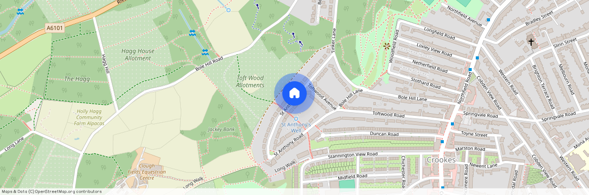 St. Anthony Road, Crookes, St. Anthony Road Crookes, S10 1SF, Sheffield