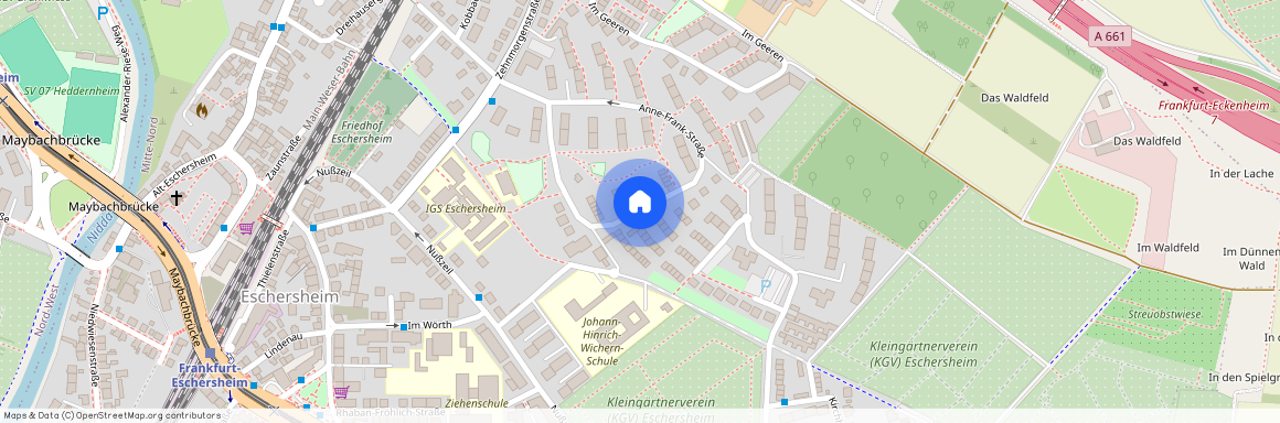 Anne-Frank Str, 60433 Frankfurt am Main - Frankfurter Berg