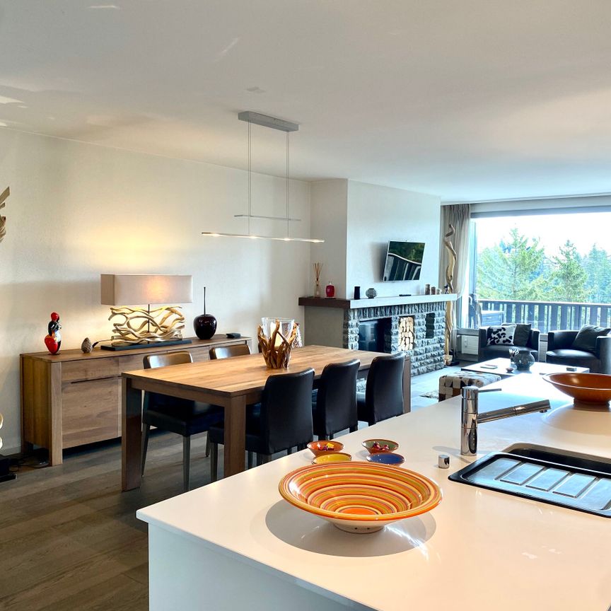 WEEKLY RENTAL 4.5 room luxury apartment close to the centre of Crans - Photo 1