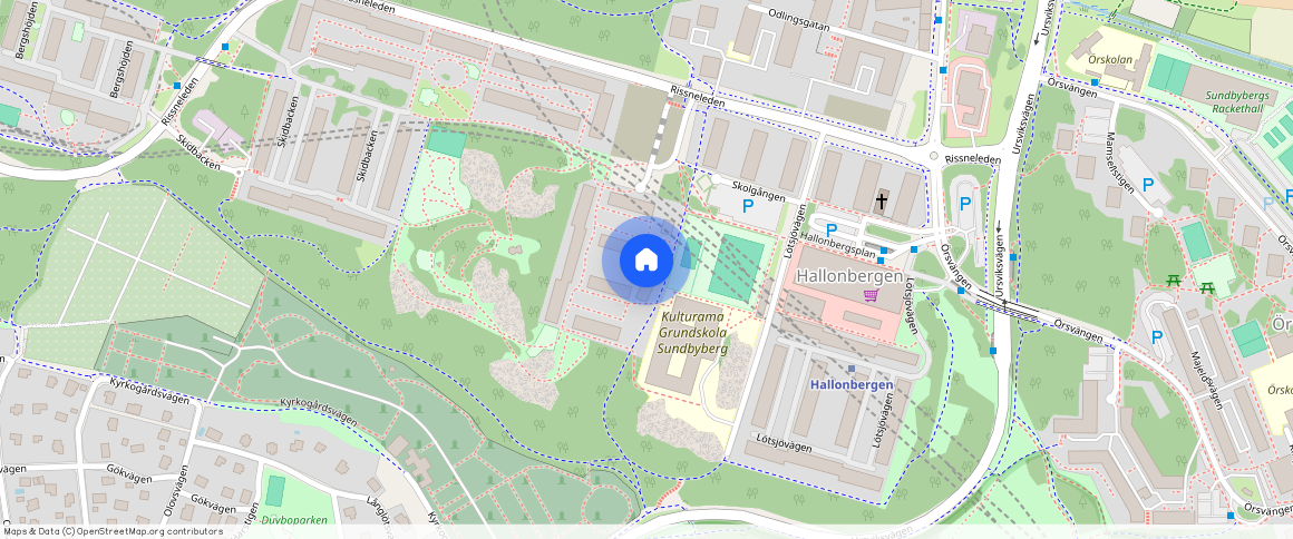 Hallonbergen, Sundbyberg, Stockholm, Skolgången 4