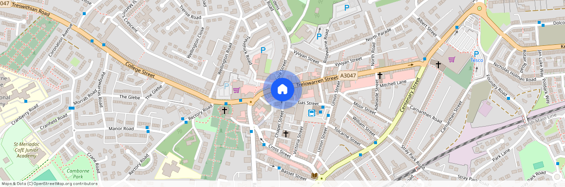 Commercial Square, Camborne, Cornwall, TR14