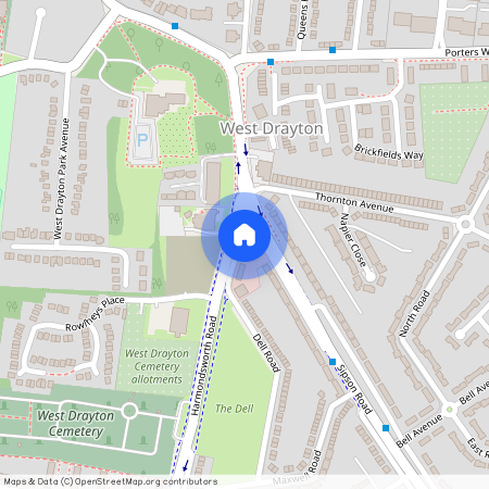 UB7, West Drayton