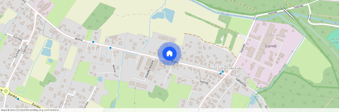 ul. Wolna 221, Ligocka Kuźnia, Rybnik, śląskie