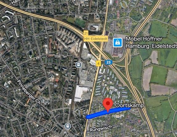 Renovierte 1,5 Zimmer Eidelstedt zu vermieten - Foto 1