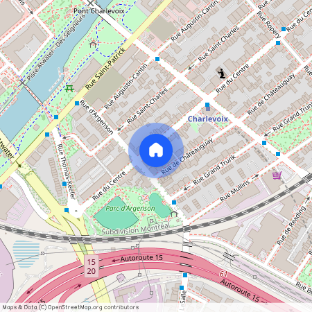 2744 Rue du Centre, app. 13, Montréal (Le Sud-Ouest), H3K1K1