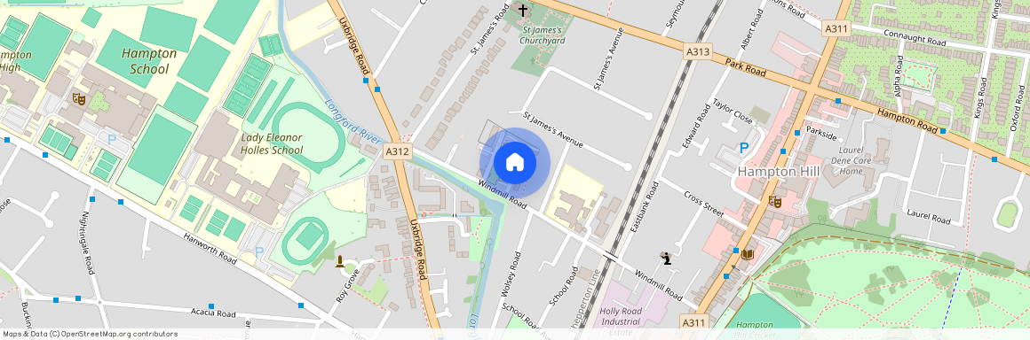 Sanders Close, Hampton Hill, Hampton, TW12