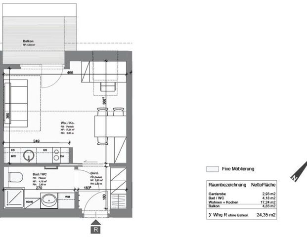 Charmante 1-Zi Wohnung mit Balkon in Graz, zentral, modern, nur 519,50 € Miete! - Photo 1