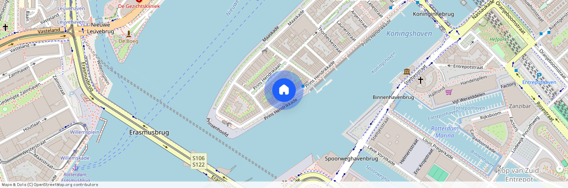Prins Hendrikkade 144-B03, Noordereiland, 3071KN, Rotterdam