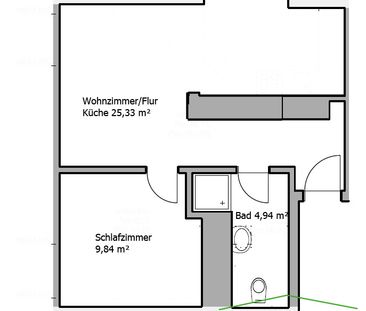 1,5 Zimmer Dachgeschosswohnung in der Maxvorstadt - Foto 6