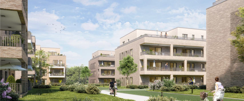 Erstbezug! Wohnung mit großem Balkon! - Foto 1