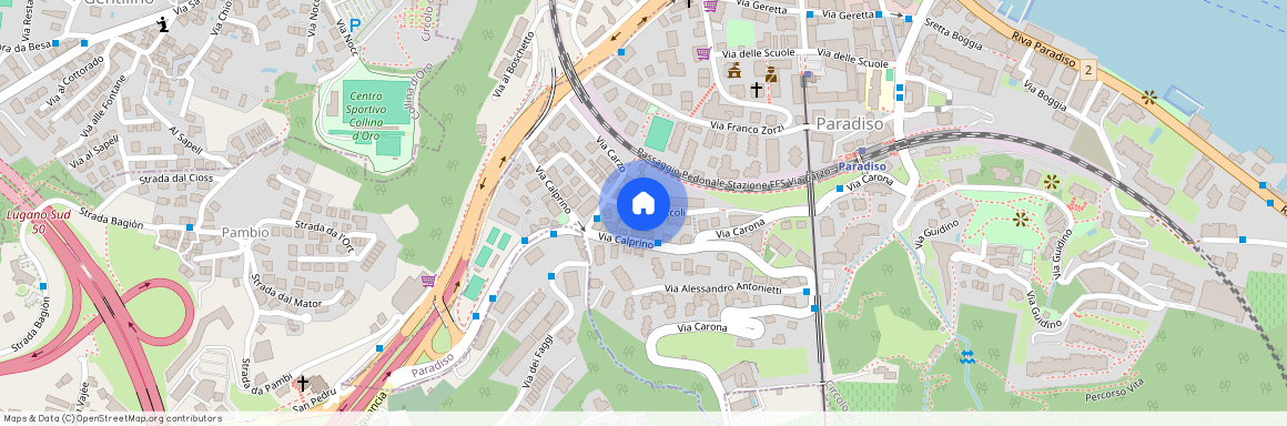 6900, Paradiso, Via Luciano Zuccoli, 14