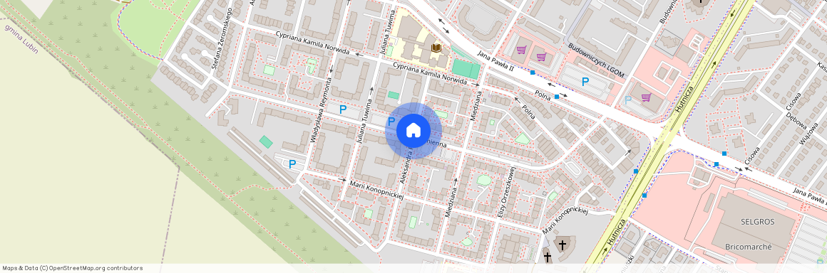 ul. Kamienna, Lubin, lubiński, dolnośląskie