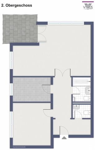 Modernisierte 2-Zimmer Wohnung in gesuchter Lage! Mit PKW-Stellplatz und Loggia - Photo 2