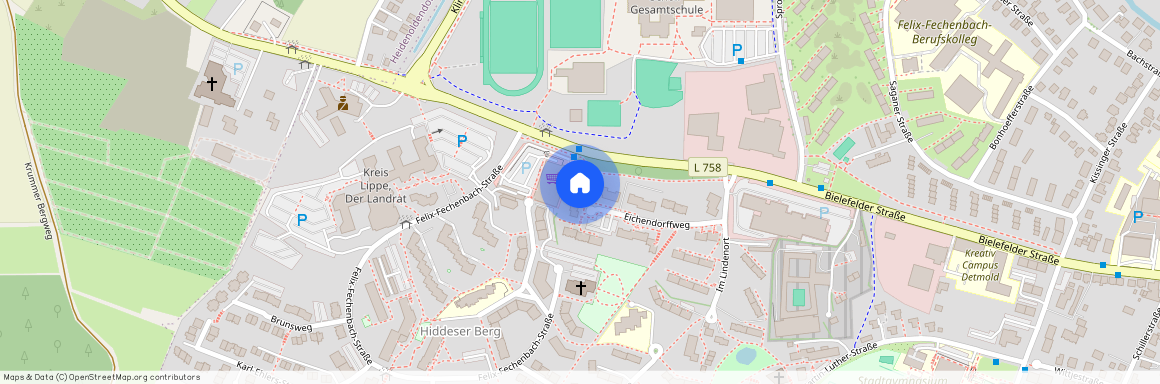 Eichendorffweg 12, 32756, Detmold