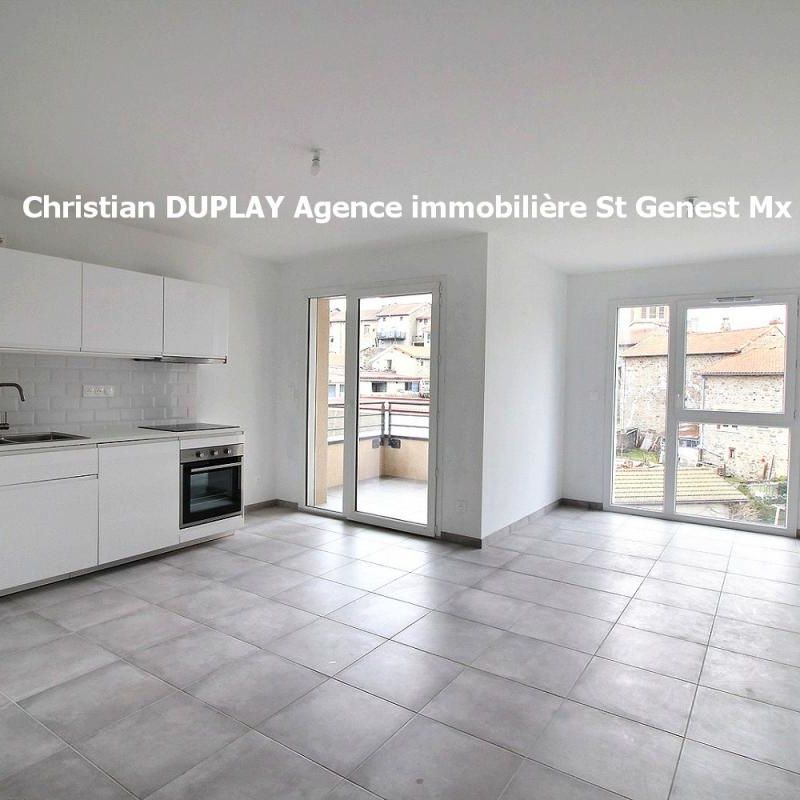 Saint Genest Malifaux 42660 CENTRE VILLAGE Appartement type F2 48,63m² 1 chambre balcon place de stationnement dans un immeuble neuf aux normes PMR - Photo 1