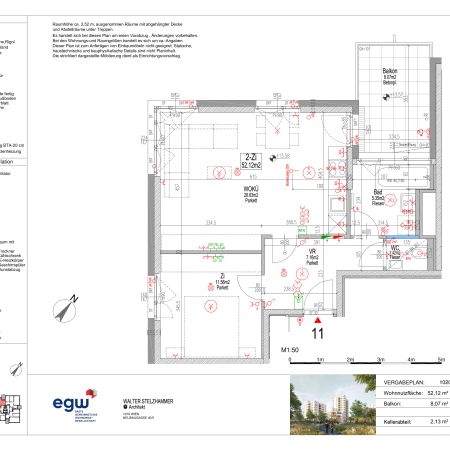 2-Zimmer-Wohnung mit Balkon, Top 11 - Foto 4