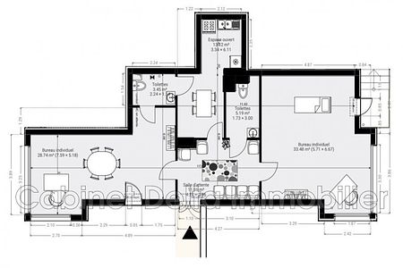 Appartement 3 Pièces 30 m² - Photo 4