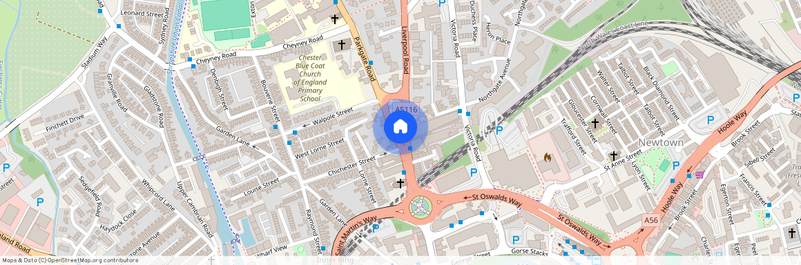 Liverpool Rd, CH2 1AA, Chester