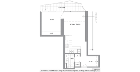 1 Bedroom, 1 Bathroom Apartment with Great Views and a Study - Photo 3