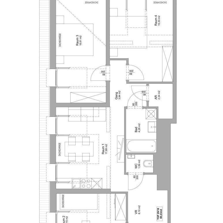Schöne Dachgeschoß-Wohnung an der Mur – Provisionsfrei! - Photo 2