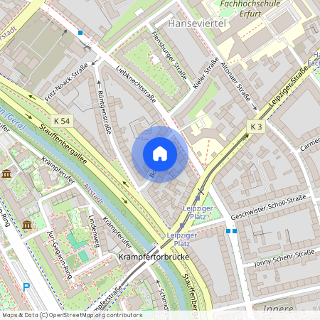 Bodestrasse, 99085, Erfurt