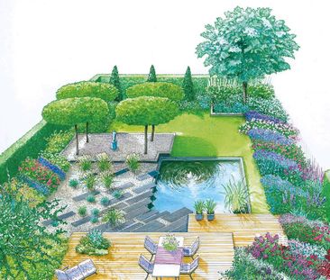 Zu Vermieten schöne Garten Wohnun Lechhausen - Foto 1