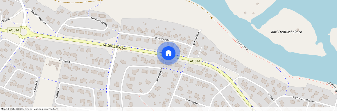 Skråmträskvägen, Skellefteå