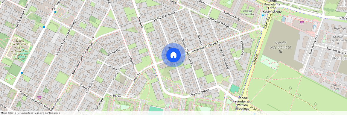 ul. Władysława IV, Rumia, wejherowski, pomorskie