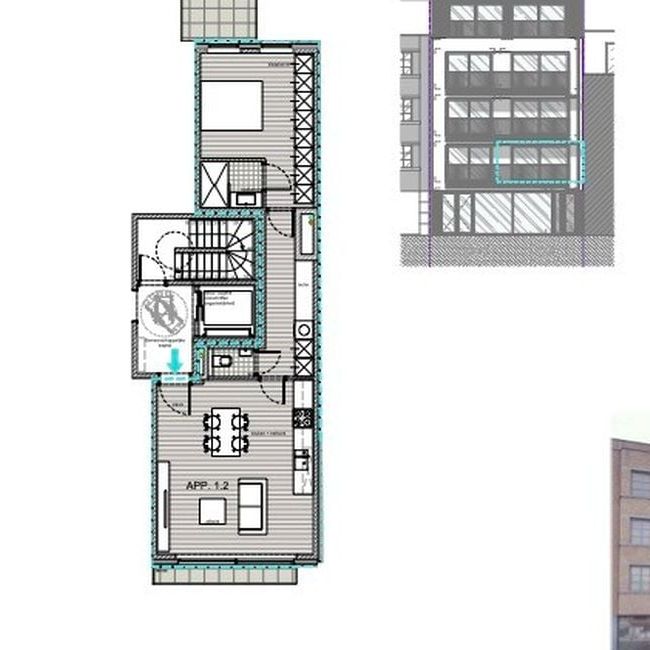 Appartement te huur in Brasschaat voor € 1.100 met 1 slaapkamer - Photo 1