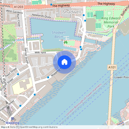 Wapping, E1W, London