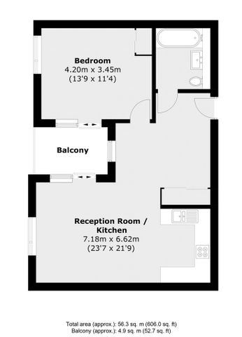 1 bedroom apartment to rent - Photo 2