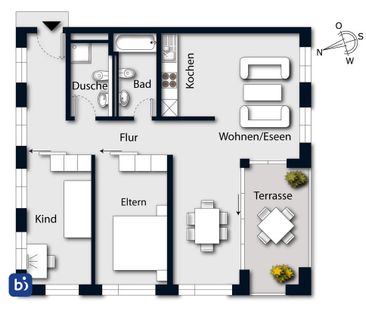 Hochwertige 3-Zimmer-Wohnung in einem Mehrfamilienhaus in Konstanz ... - Foto 1