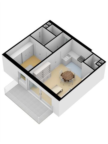 APPARTEMENT OP DE 1STE VERDIEPING MET 1 SLAAPKAMER - Foto 3