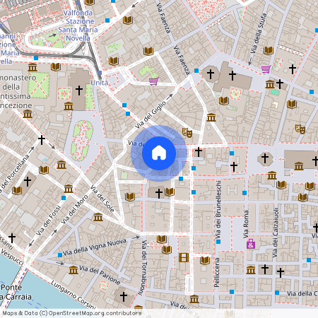 Via dei Rondinelli, Florence, Tuscany 50123