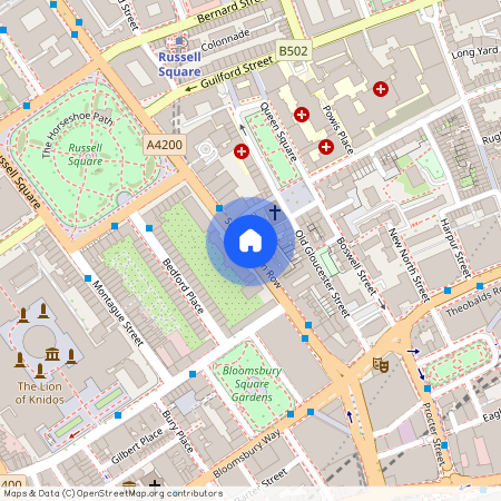 Russell Square Mansions, Bloomsbury, London, WC1B